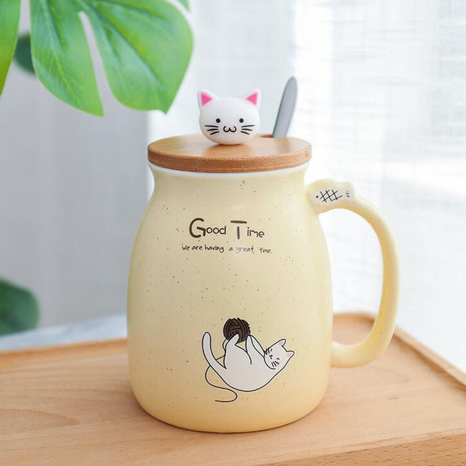 3X Cute Cat Ceramic Cups Hot Cold Tea Cup Milk Coffee Mug With Spoon Lid -  Giá Tiki Khuyến Mãi: 266,000Đ - Mua Ngay! - Tư Vấn Mua Sắm & Tiêu Dùng