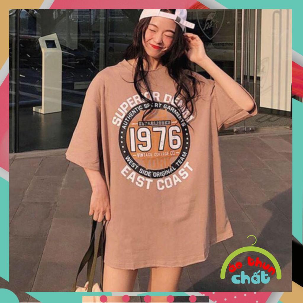 Áo thun unisex tay lỡ form rộng - Phông 1976