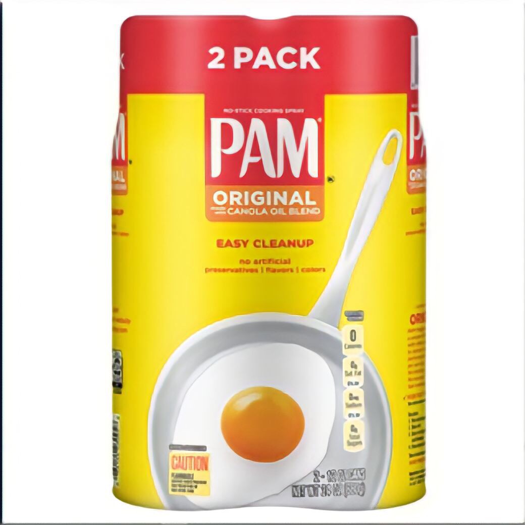 Set 2 Dầu ăn kiêng dạng xịt Pam 0 calo chính hãng chiên xào ăn eatclean, giảm cân, keto, gymer 340g x 2