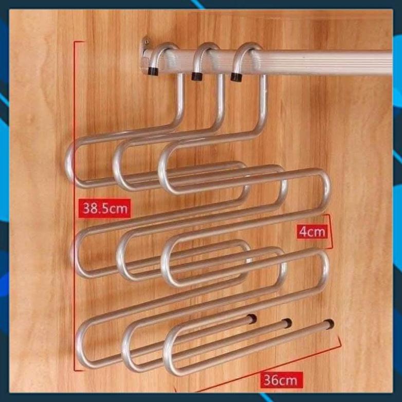 Móc quần áo 5 tầng thông minh loại 1 INOX