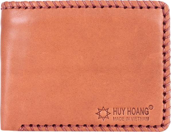 Ví Nam Đan Viền Huy Hoàng HT2134 (12.5 x 10 cm) - Da Bò