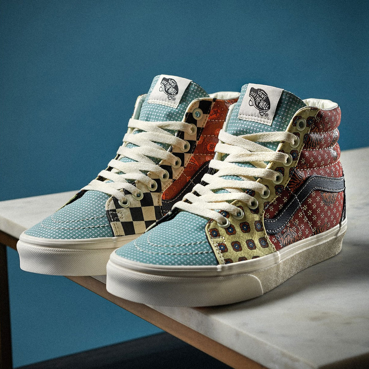 Giày Vans Sk8-Hi Tiger Patchwork VN0A4BV61IO