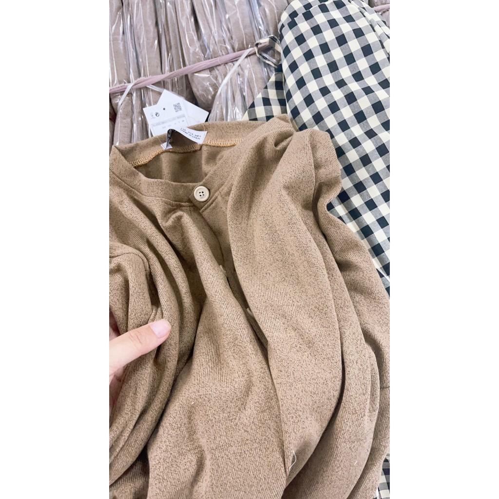 SET VÁY KẺ 2S MIX ÁO CADIGAN