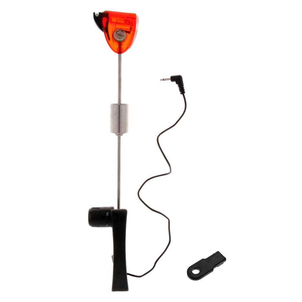 Fishing Bite Alarm Hanger LED Illuminated Bite Indicator for Day / Night Fishing