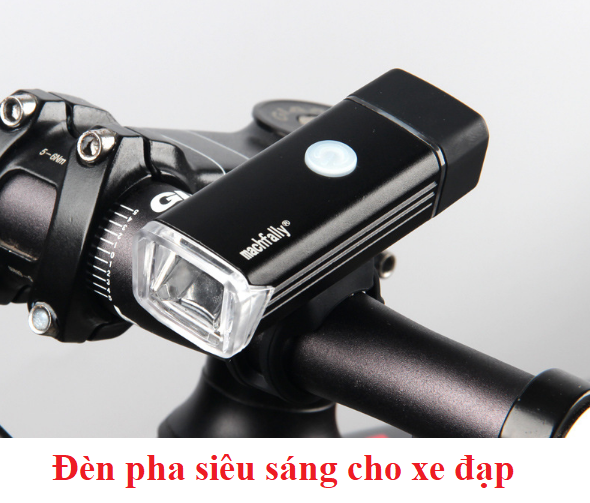 Combo đủ phụ kiện cho xe đạp gồm 5 sản phẩm Đèn, còi, đồng hồ, sừng, đèn hậu