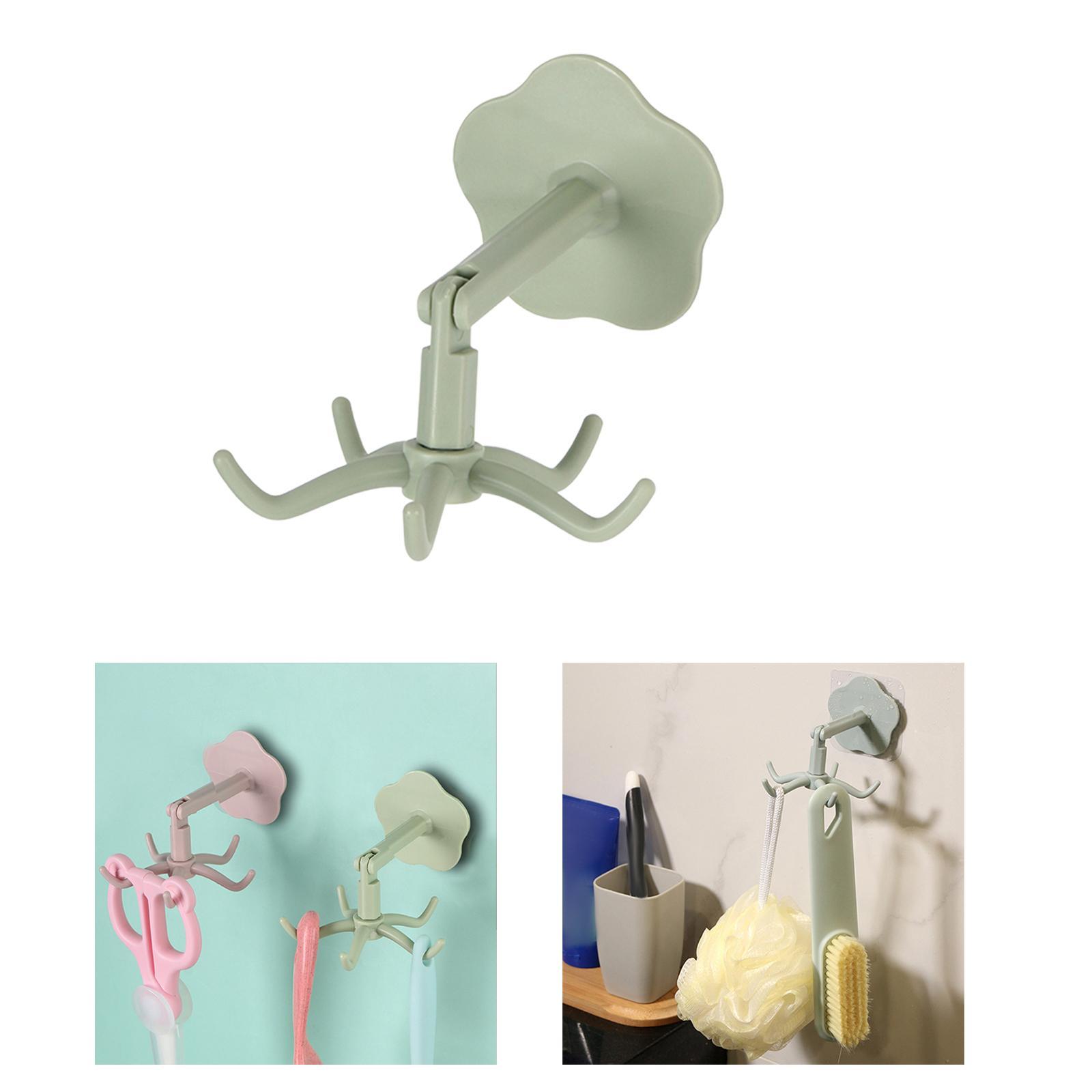 360 Rotating Utensil Rack Bath Bathroom Green