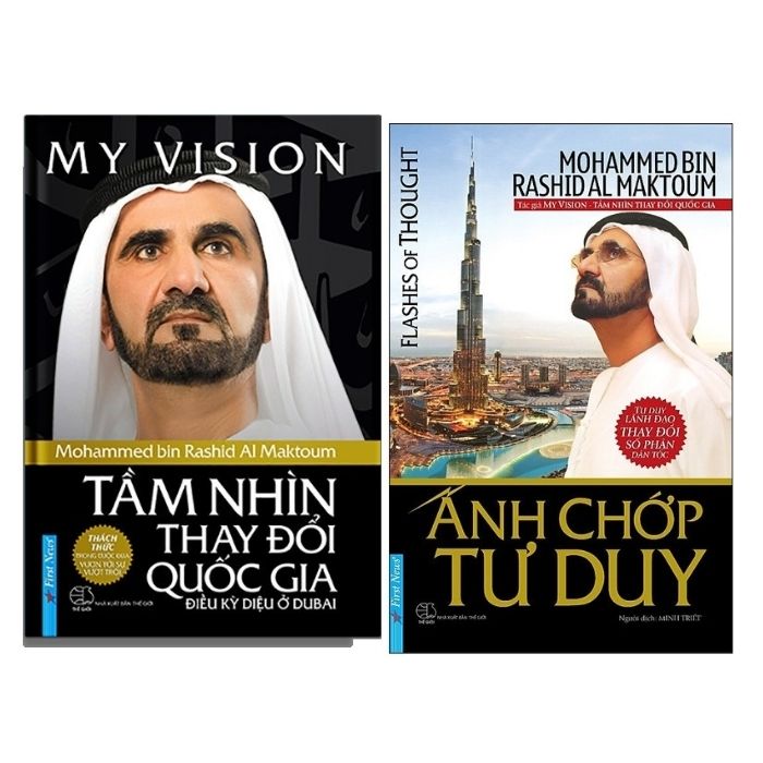 Hình ảnh Sách - Combo 2 Cuốn: My Vision - Tầm Nhìn Thay Đổi Quốc Gia + Ánh Chớp Tư Duy