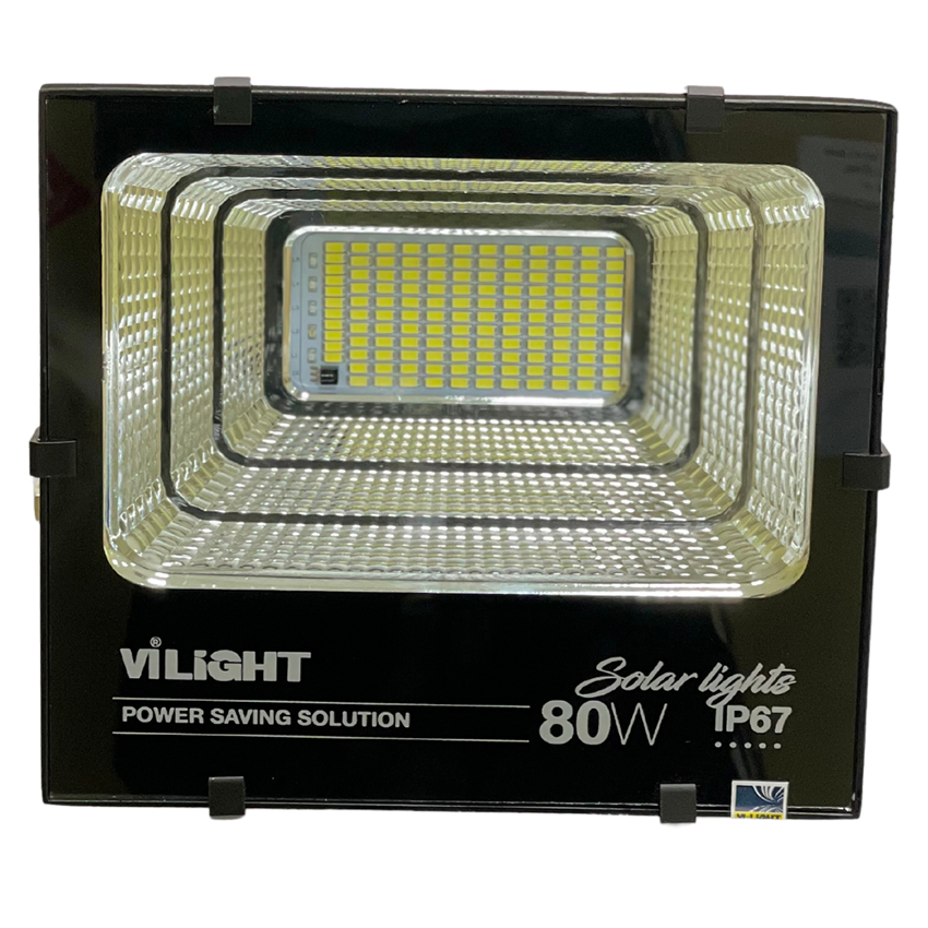 Đèn pha năng lượng mặt trời 80W Vi-Light VLFL80MT1