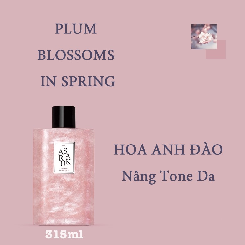 Sữa Tắm Nước Hoa ATATU Dưỡng Ẩm, Làm Sáng Mịn Da Hương Thơm Quyến Rũ 315ml