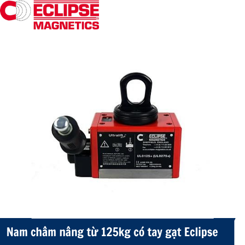 Nam châm nâng từ 125kg có tay gạt Eclipse