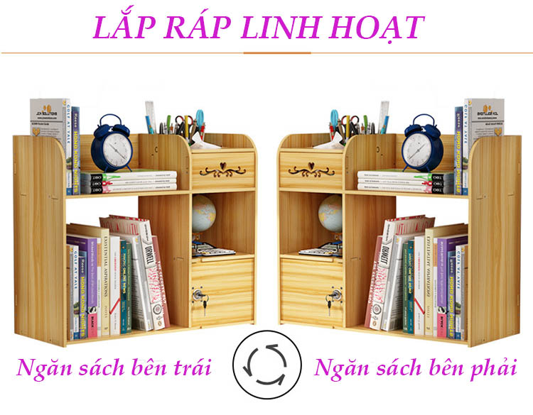 Kệ đựng hồ sơ khay đựng tài liệu decor bàn làm việc VHS9 chất liệu bền đẹp phù hợp mọi không gian văn phòng