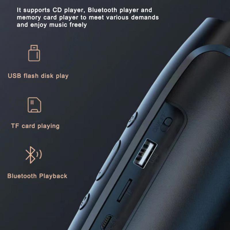 Bluetooth Di Động-Loa Bass Không Dây Có Đèn LED Màu Loa Siêu Trầm Ngoài Trời Chống Nước Cột Boombox Nhạc Stereo FM Color: Green