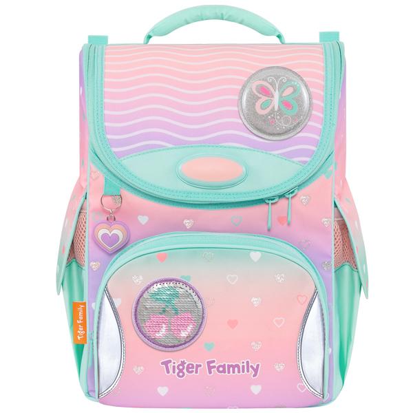 Cặp Chống Gù Nature Quest Schoolbag Pro - Peach Waves - Go Green - Tiger Family TGNQ-096A