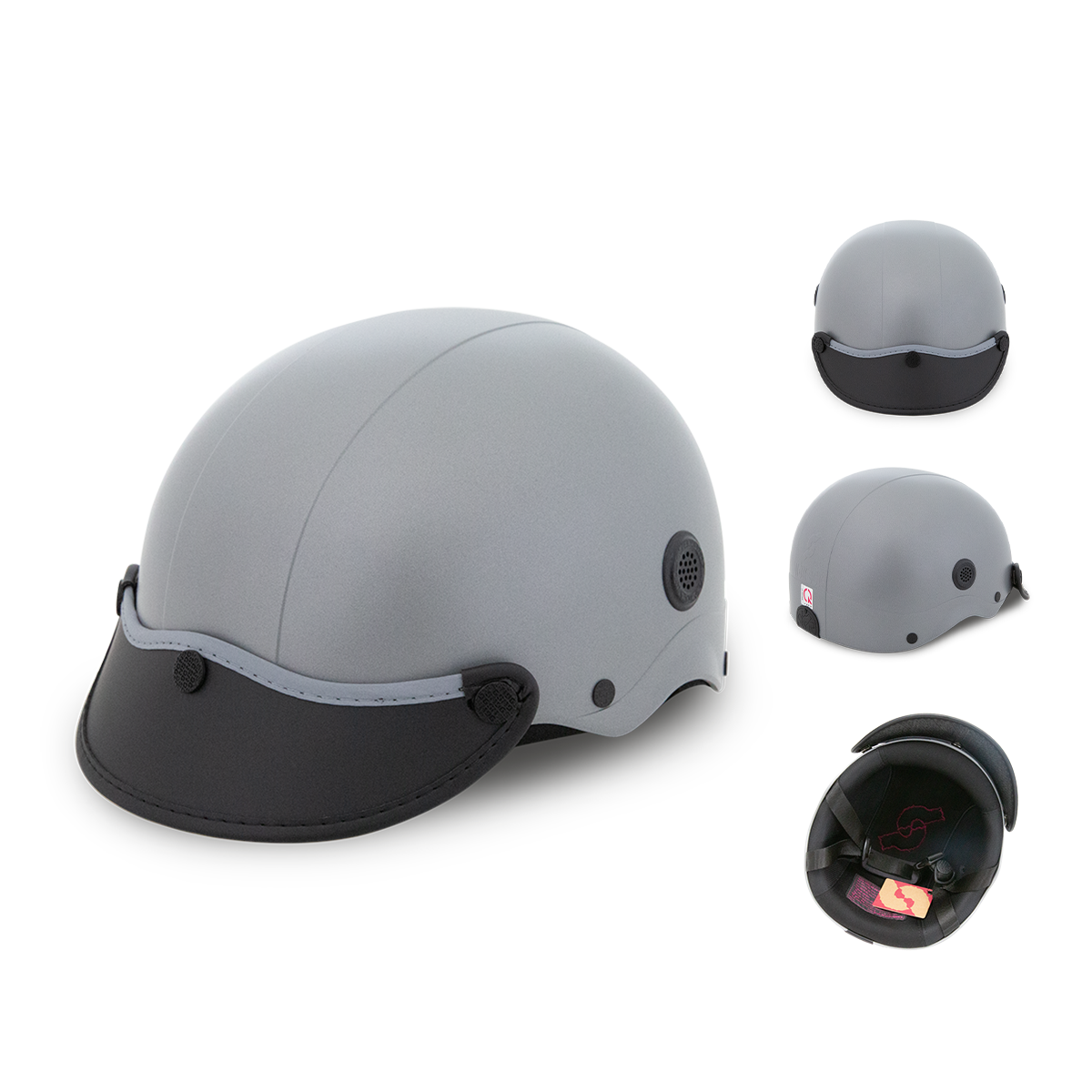ƯU ĐÃI - Mũ bảo hiểm lỗ thông gió NÓN SƠN chính hãng ATG-XM186