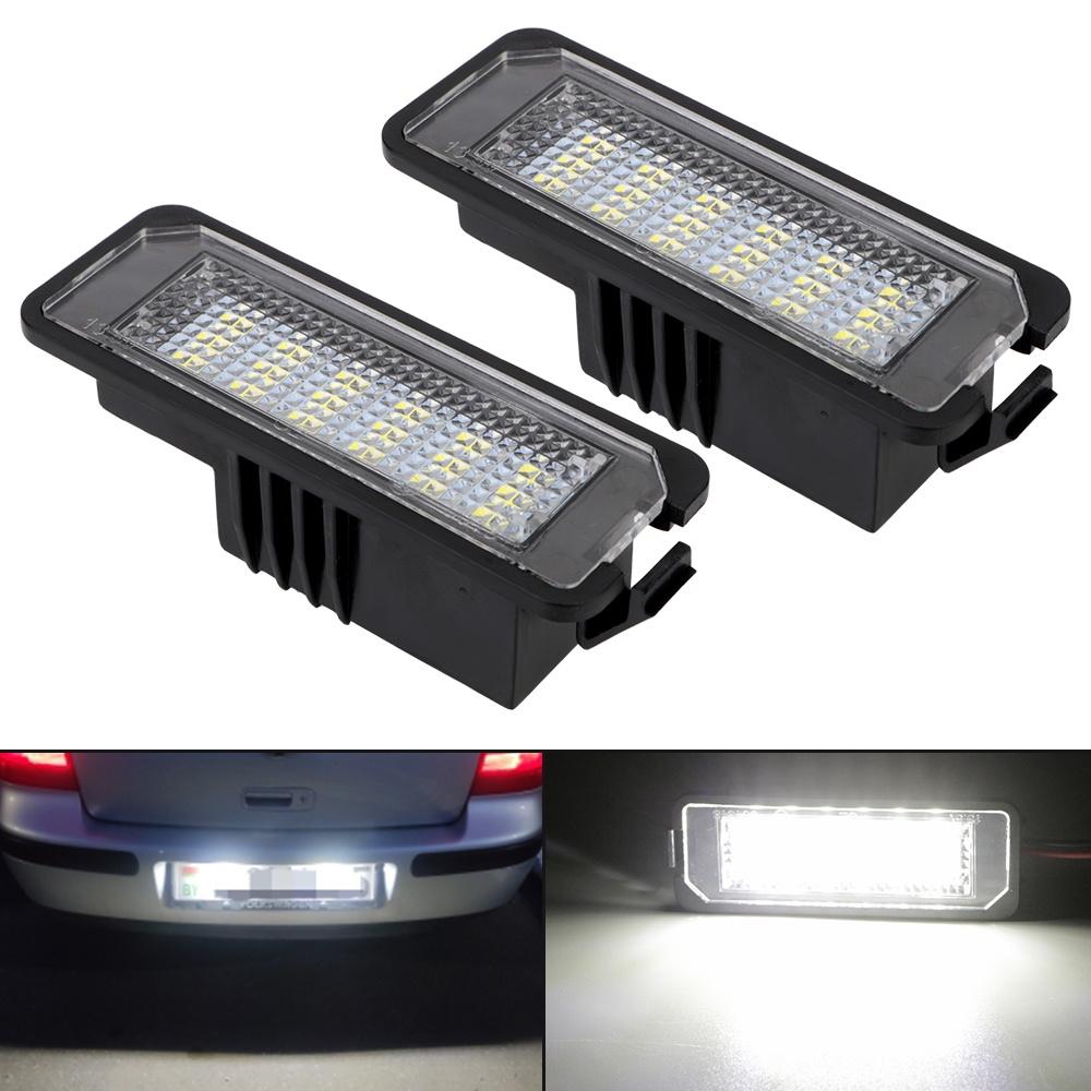 Bộ 2 Đèn Led 12v 6500k 18smd Cho Xe Vw Golf Mk4 Mk5 Mk6 Passat Polo Cc Eos