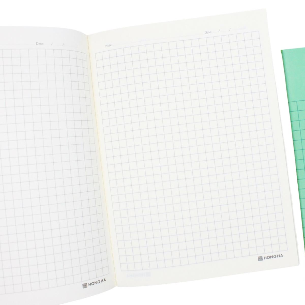 Sổ May Gáy Góc Phố A5 - Kẻ Ô Vuông - 120 Trang 70gsm - Hồng Hà 4650 (Mẫu Bìa Giao Ngẫu Nhiên)