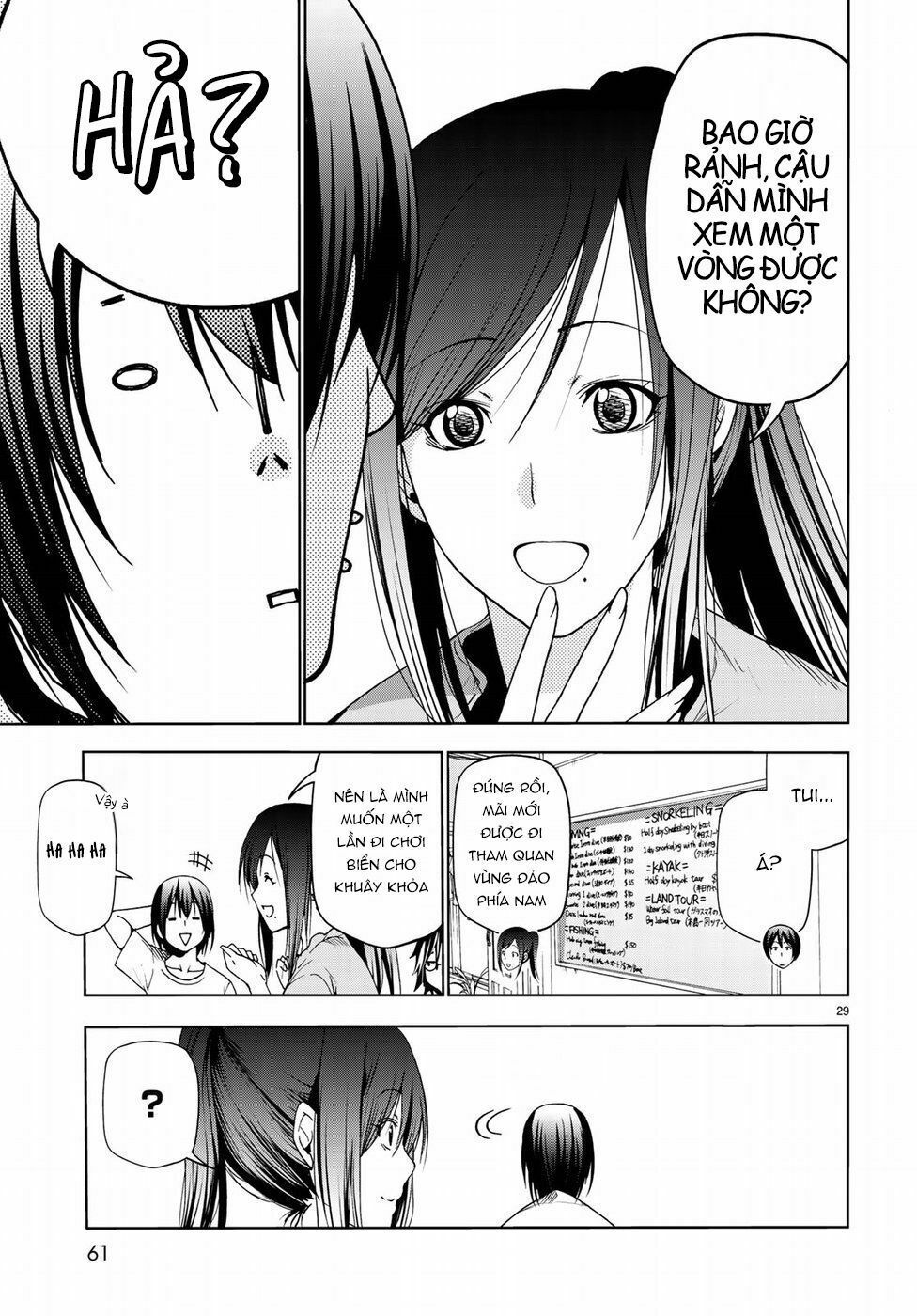 cô gái thích lặn - grand blue chapter 52 29