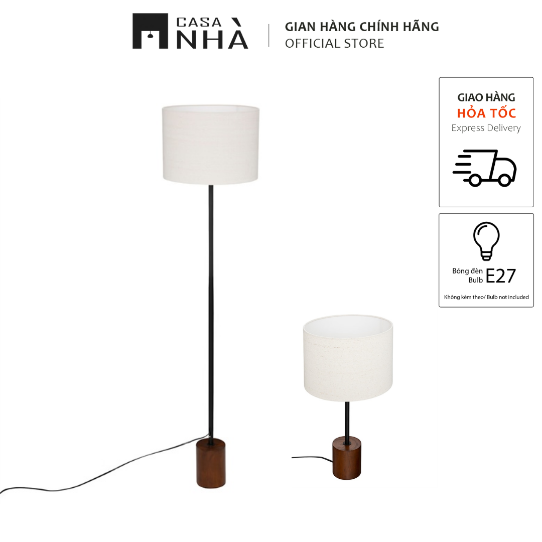 Đèn bàn/ Đèn sàn đế gỗ AUREA - Đèn bàn/ Đèn sàn tối giản, hiện đại