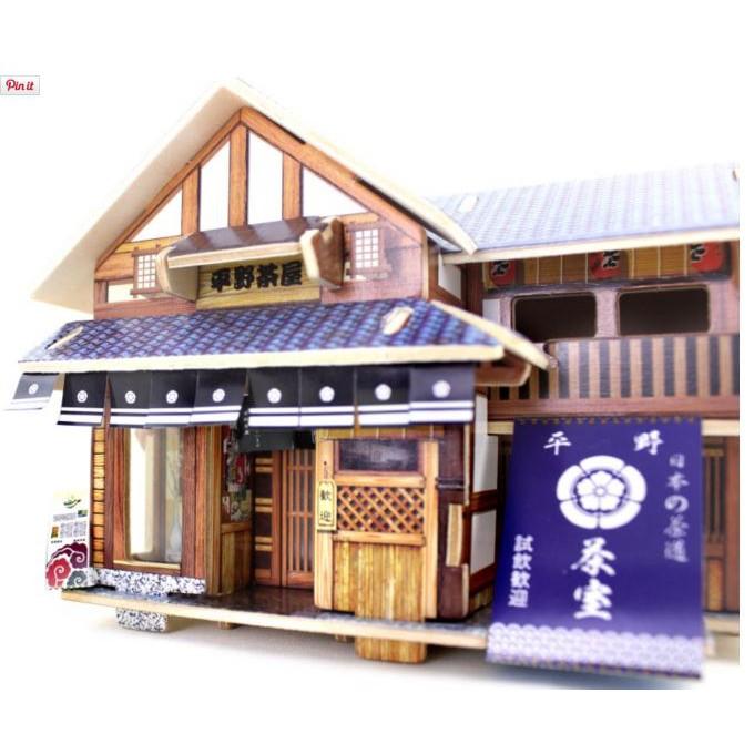 Mô hình gỗ - Japan Tea House F120