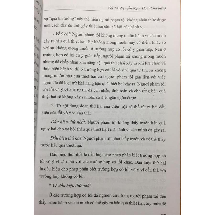 Bình luận khoa học Bộ luật hình sự 2015, được sửa đổi bổ sung 2017