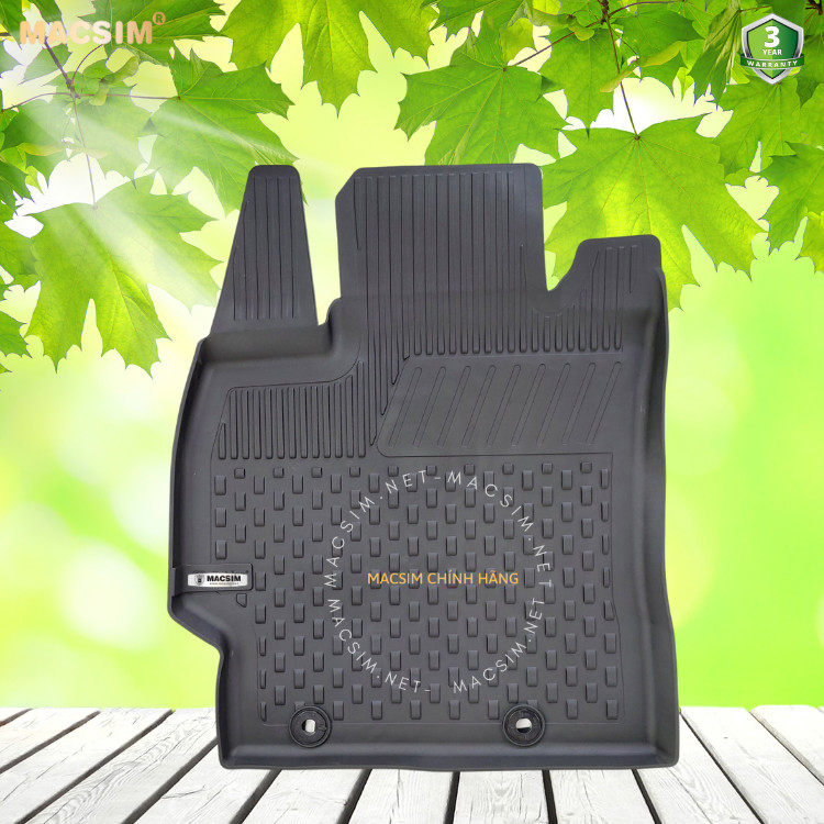 Thảm lót sàn ô tô nhựa TPE Silicon Toyota Corolla 2007- 2012 Nhãn hiệu Macsim