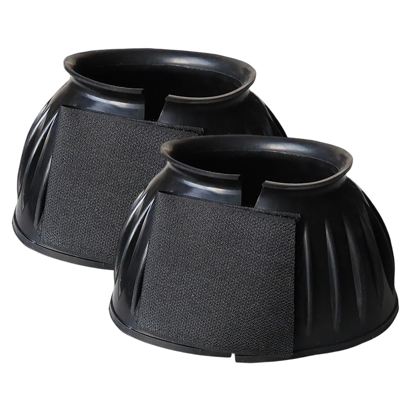 2x Horse Bell Boots Overreach Boot Equine Hoof Protector Comfortable