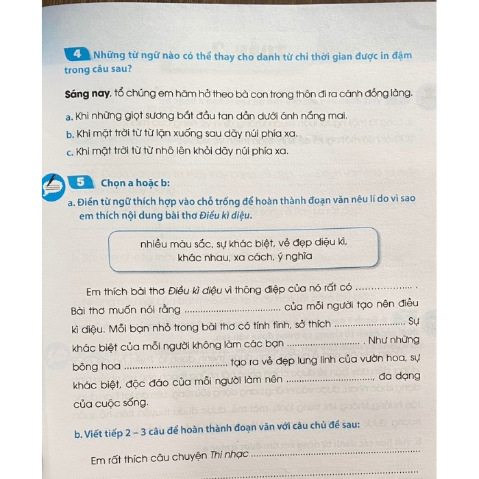 Sách - vở thực hành tiếng việt nâng cao 4 - ĐN
