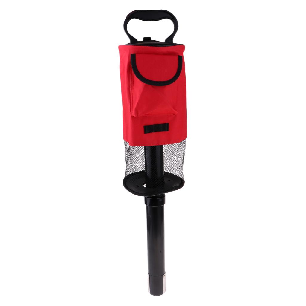 Golf Ball Picker Pick-Up Bag, Portable Practice and Range Golf Ball Retriever Storage