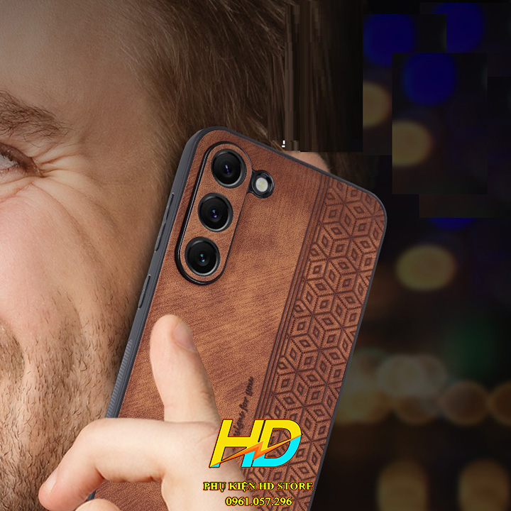 Ốp Lưng Da Dành Cho Samsung Galaxy A54 5G Chính Hãng AZNS , Ốp lưng thiết kế vân nổi, Chống Sốc, Khoét Lỗ bảo vệ camera - Hàng Nhập Khẩu