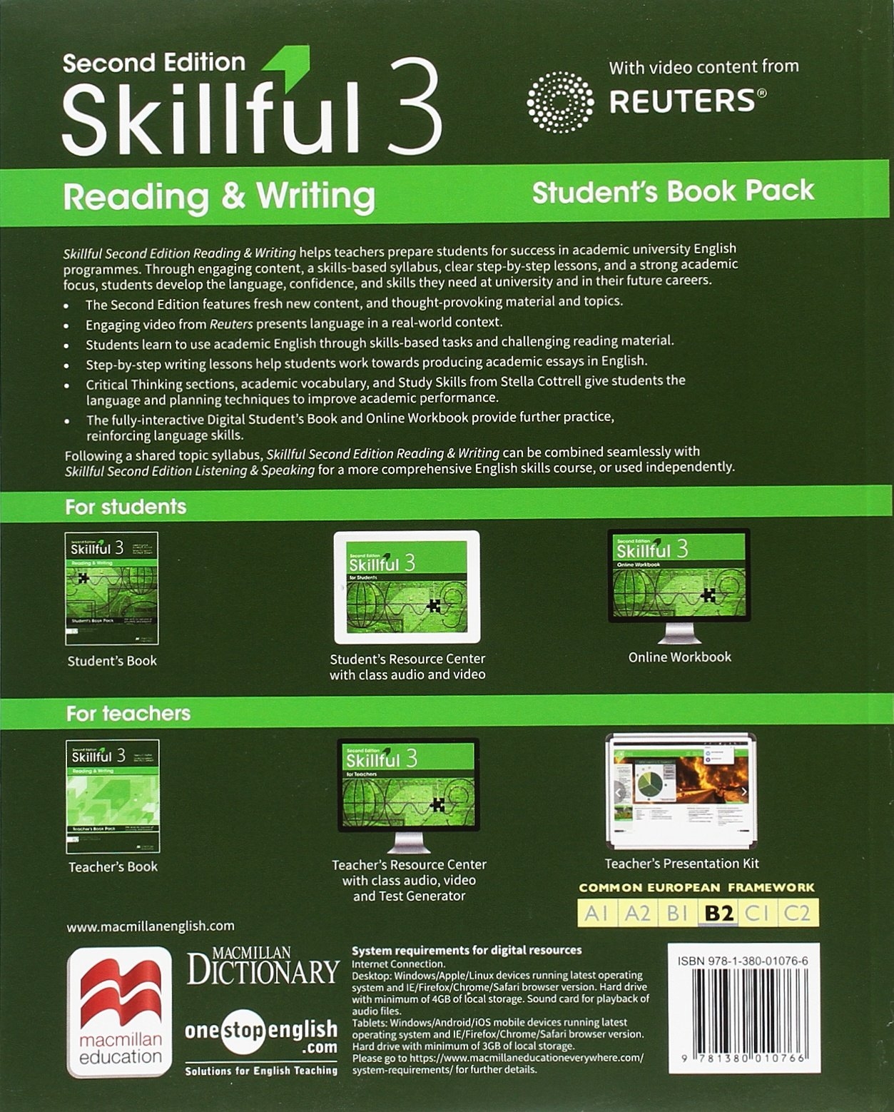 Skillful Second Edition Level 3 Reading &amp; Writing Student's Book + Digital Student's Book Pack