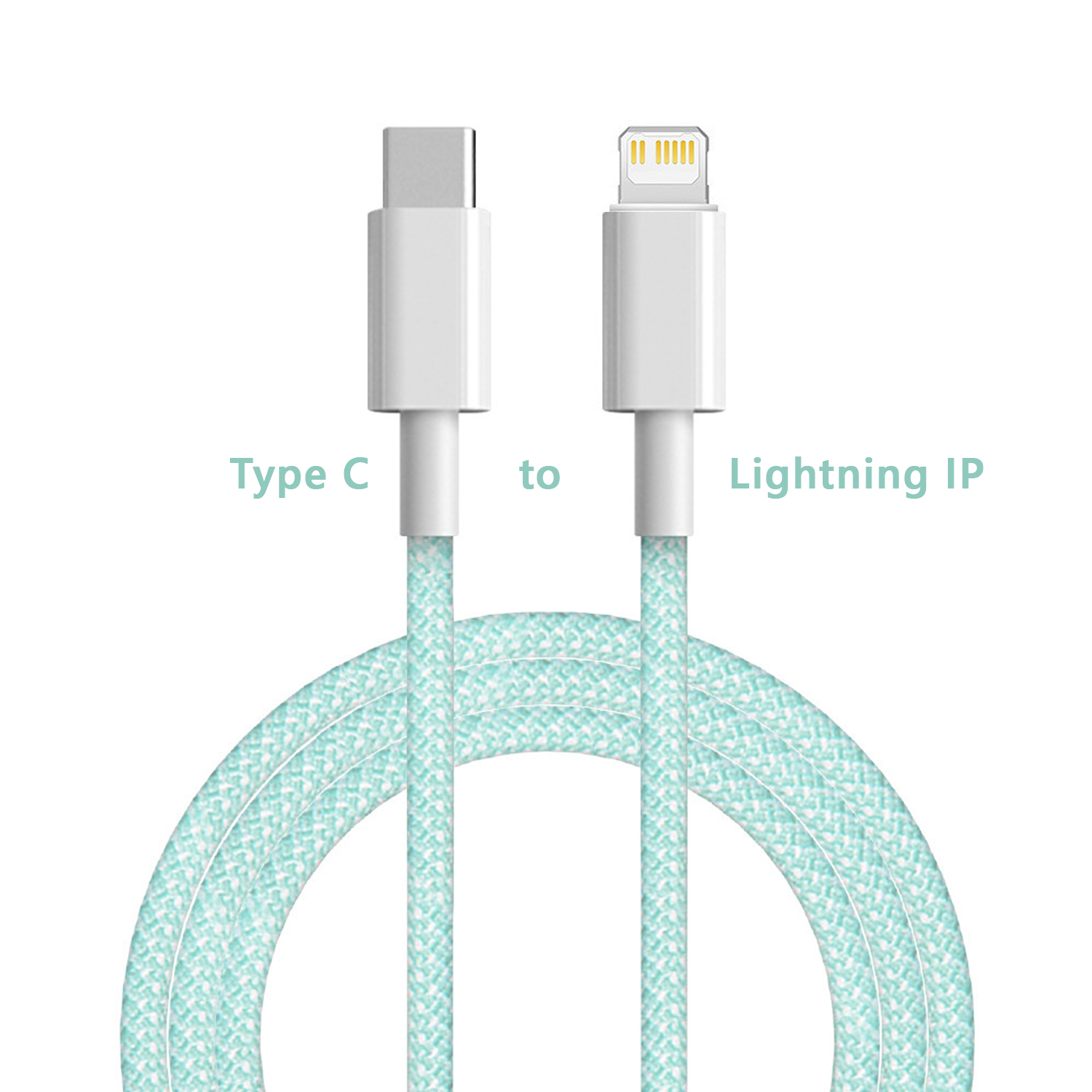 Dây Cáp Sạc Nhanh Extreme Ds4101 20W Nối Đầu Usb - C Sang Đầu Light.ning Ip Dây Sạc Nhanh Hỗ Trợ Truyền Dữ Liệu - Hàng Chính Hãng - Xanh Lá