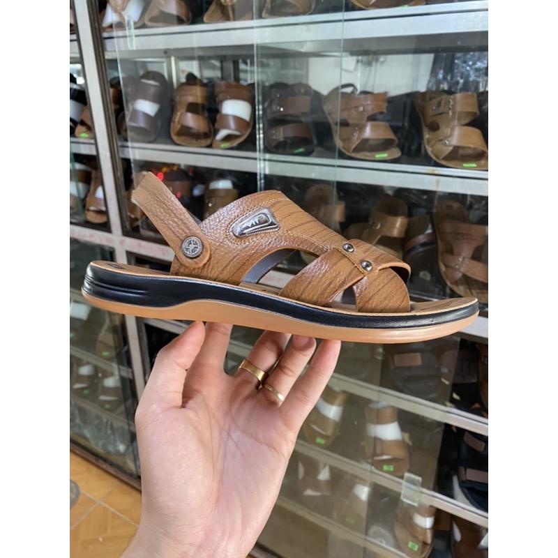 Dép sandal nam dép da nam dép nam đế kếp