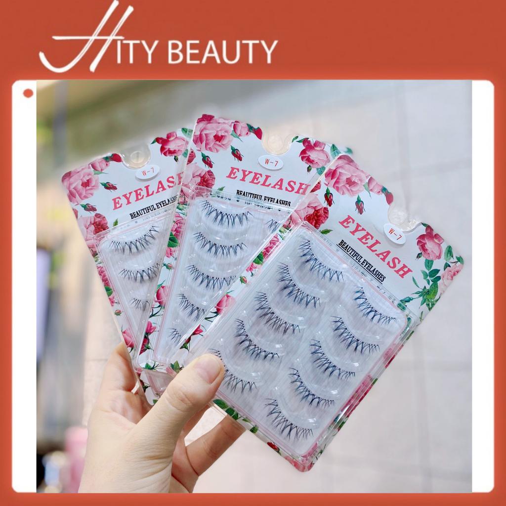 Set mi gân giả Eyelash 5 cặp trong tự nhiên dành cho makeup chuyên nghiệp - Hity Beauty