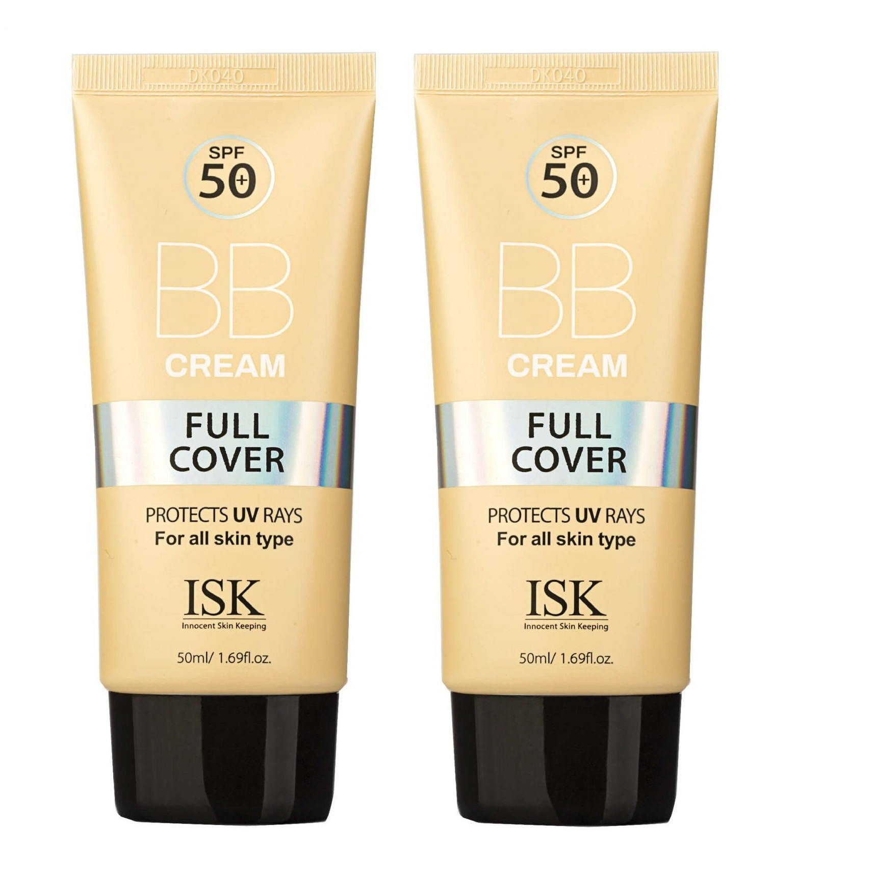 Combo 2 Hộp kem nền lâu trôi ISK FULL COVER BB CREAM SPF 50+/PA+++ Hàn quốc 45ml/ Hộp