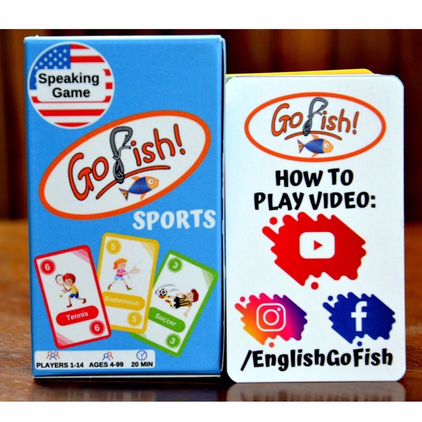 Go fish game “Sports”