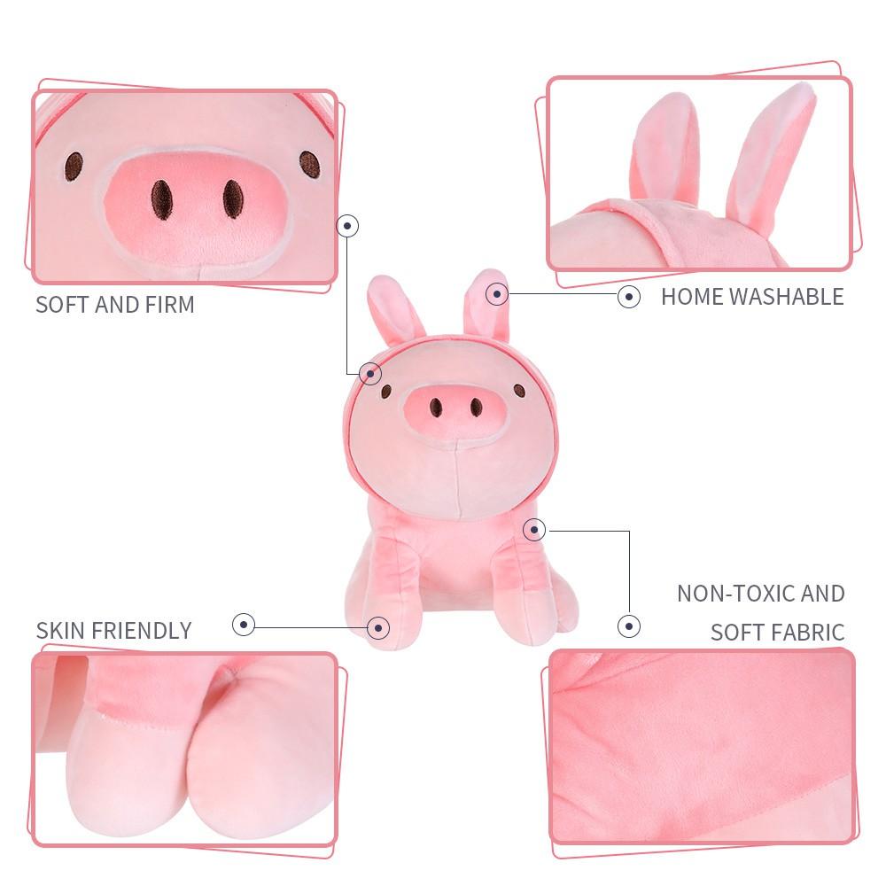 Heo nhồi bông đáng yêu Piglet Miniso (Hồng)