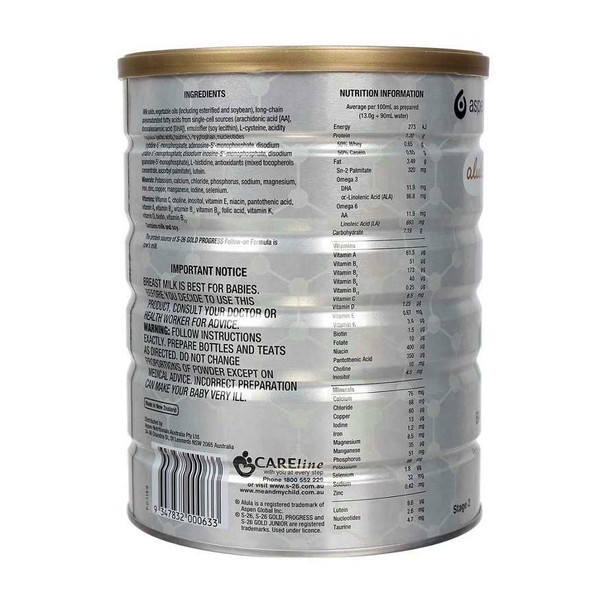 SỮA S26 GOLD SỐ 2 900G TRÊN 6 THÁNG