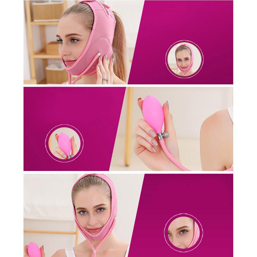 Face Lifting Cheek Mask, V Line Facial Mask, Wrinkle Chin Lift Up Mask, V Face Line Shaper Belt for Men Women Beauty