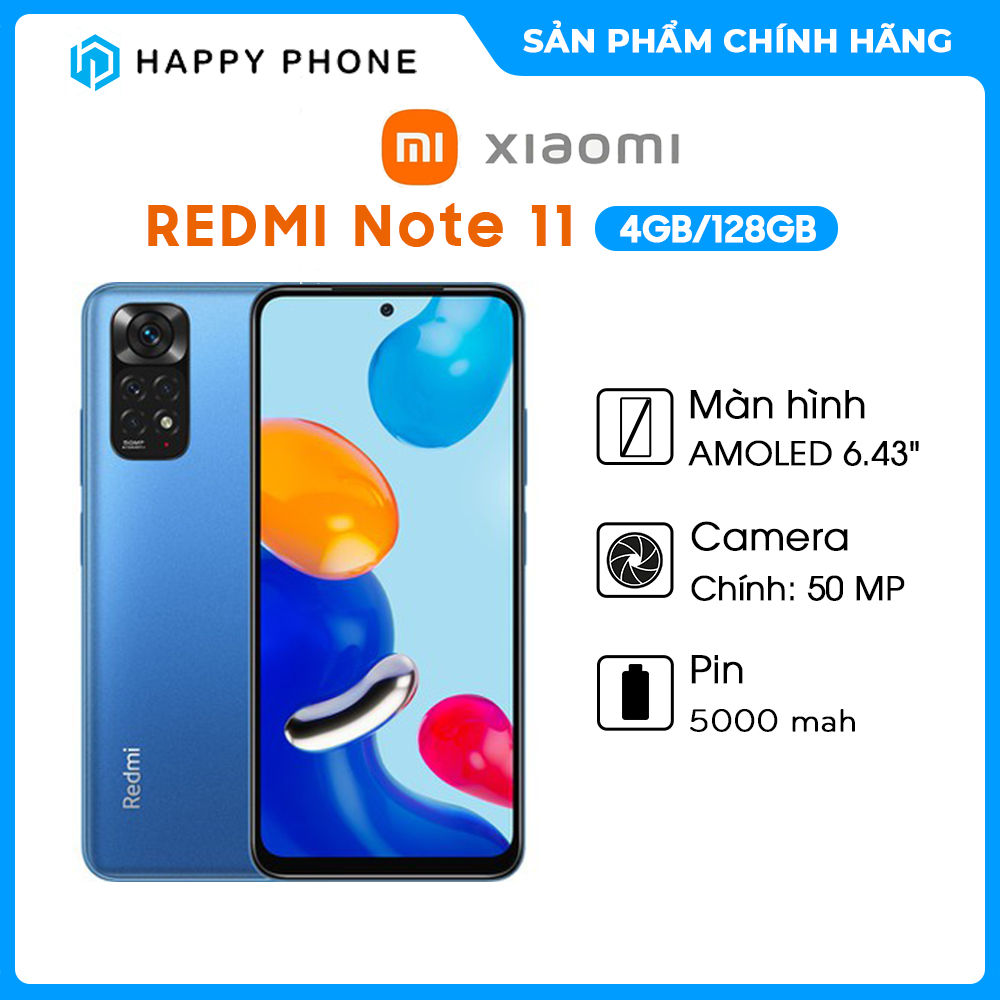 Điện thoại Xiaomi Redmi Note 11 (4GB/128GB) - Hàng chính hãng