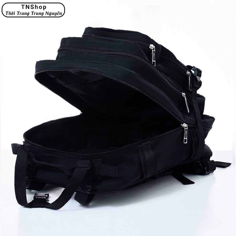 Balo Du Lịch Xbags Hike XB 1003 - Balo Phượt Chuyên Dụng Cỡ Lớn, Vải Chống Nước Bền Bỉ, Có Đệm Lưng Trợ Lực, Nhiều Ngăn Tiện Lợi