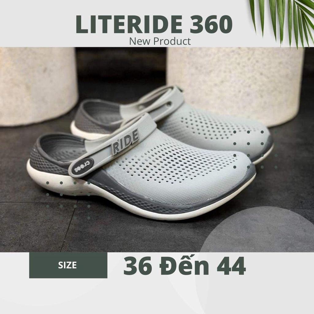 DÉP SỤC LITERIDE PACER 360 CHO CẢ NAM VÀ NỮ MÀU GHI TRƠN