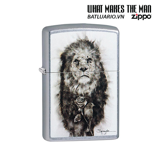 Bật Lửa Zippo 49088 – Zippo Spazuk Lion And Rose Design