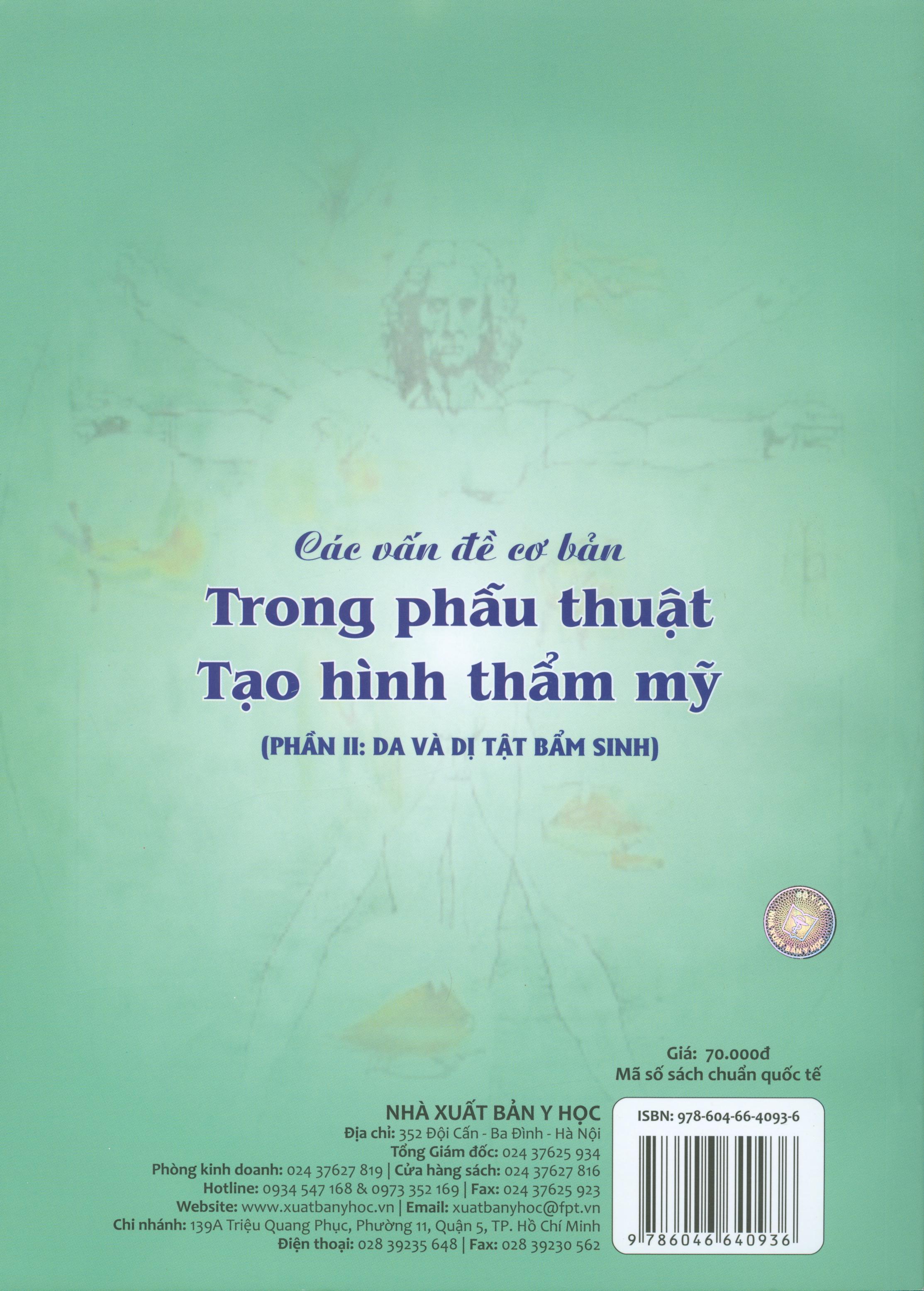 Các Vấn Đề Cơ Bản Trong Phẫu Thuật Tạo Hình Thẩm Mỹ