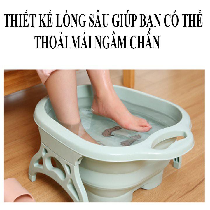 Chậu ngâm chân massage Thông minh gấp gọn