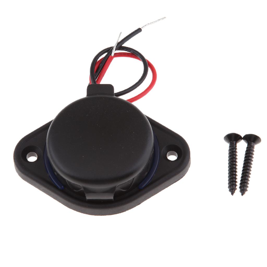 12-24V Waterproof 3.1A Motorcycle Car Dual USB Port Charger Socket Outlet