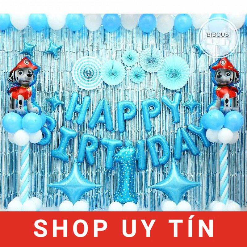 SET TRANG TRÍ SINH NHẬT TUỔI CÚN-THÔI NÔI BÉ CÚN-SINH NHẬT BÉ TRAI, BÉ GÁI-TRANG TRÍ SINH NHẬT GIÁ RẺ, SINH NHẬT 1 TUỔI