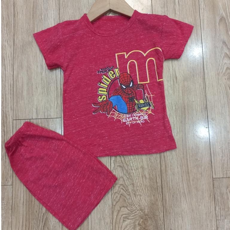 Bộ siêu nhân nhện cộc tay cho bé trai CiZi.shop