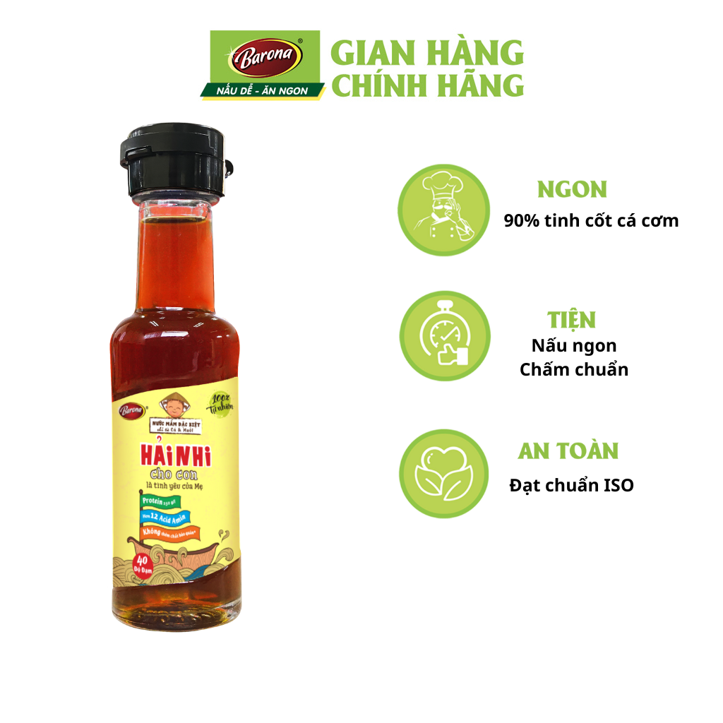 Combo 1 lốc (6 chai) Nước mắm đặc biệt Hải Nhi 50ml