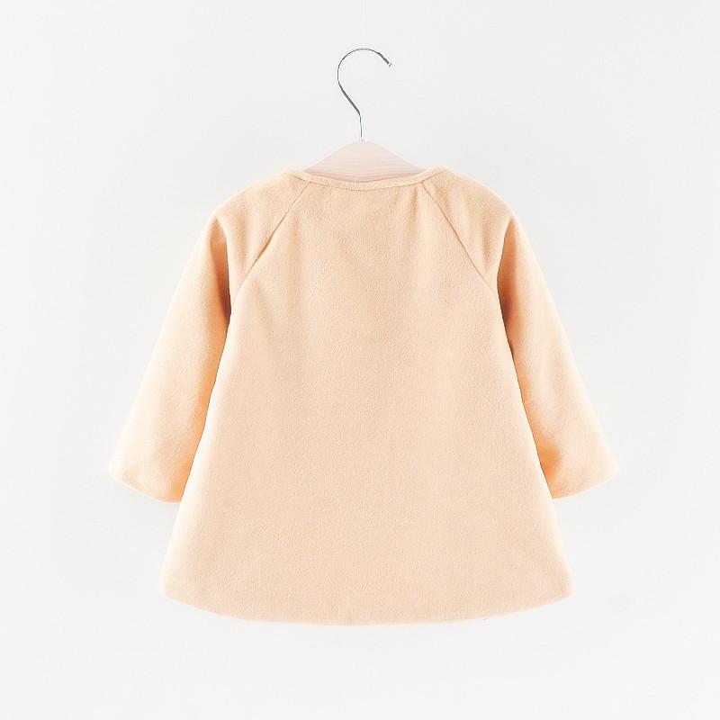 0-4 Năm Quần Áo Bé Gái Thời Trang Hàn Quốc Màu Nút Áo Khoác Bé Gái Thu Xuân Dài Cardigan Bé Tập Đi áo Khoác Trẻ Em