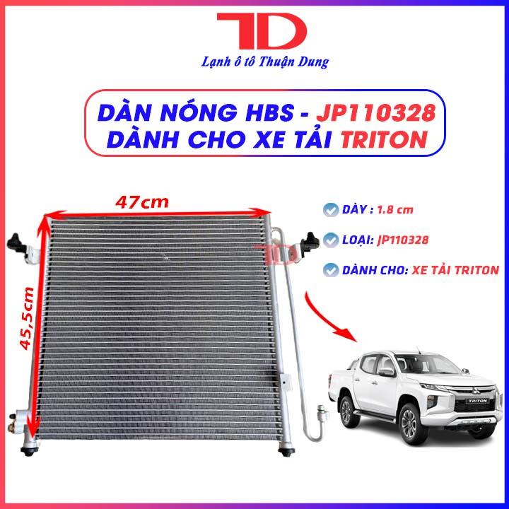 Dàn nóng HBS - JP110328 Xe tải Triton, két nước, tản nhiệt xe tải - Điện Lạnh Ô Tô Thuận Dung